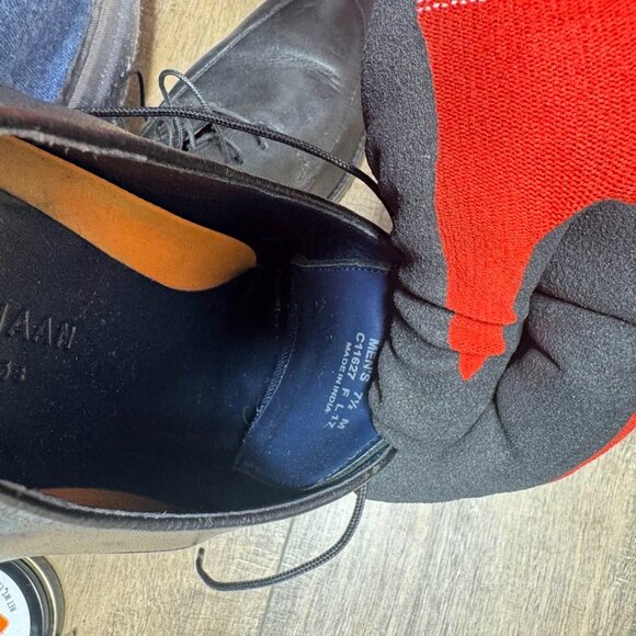 Cole Haan Lenox Hill Black Leather Split Toe Oxford Shoes Men's Size 7.5 - Picture 5 of 7